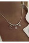 Heliophilia Silver Collar de Latón Plateado de 40 cm